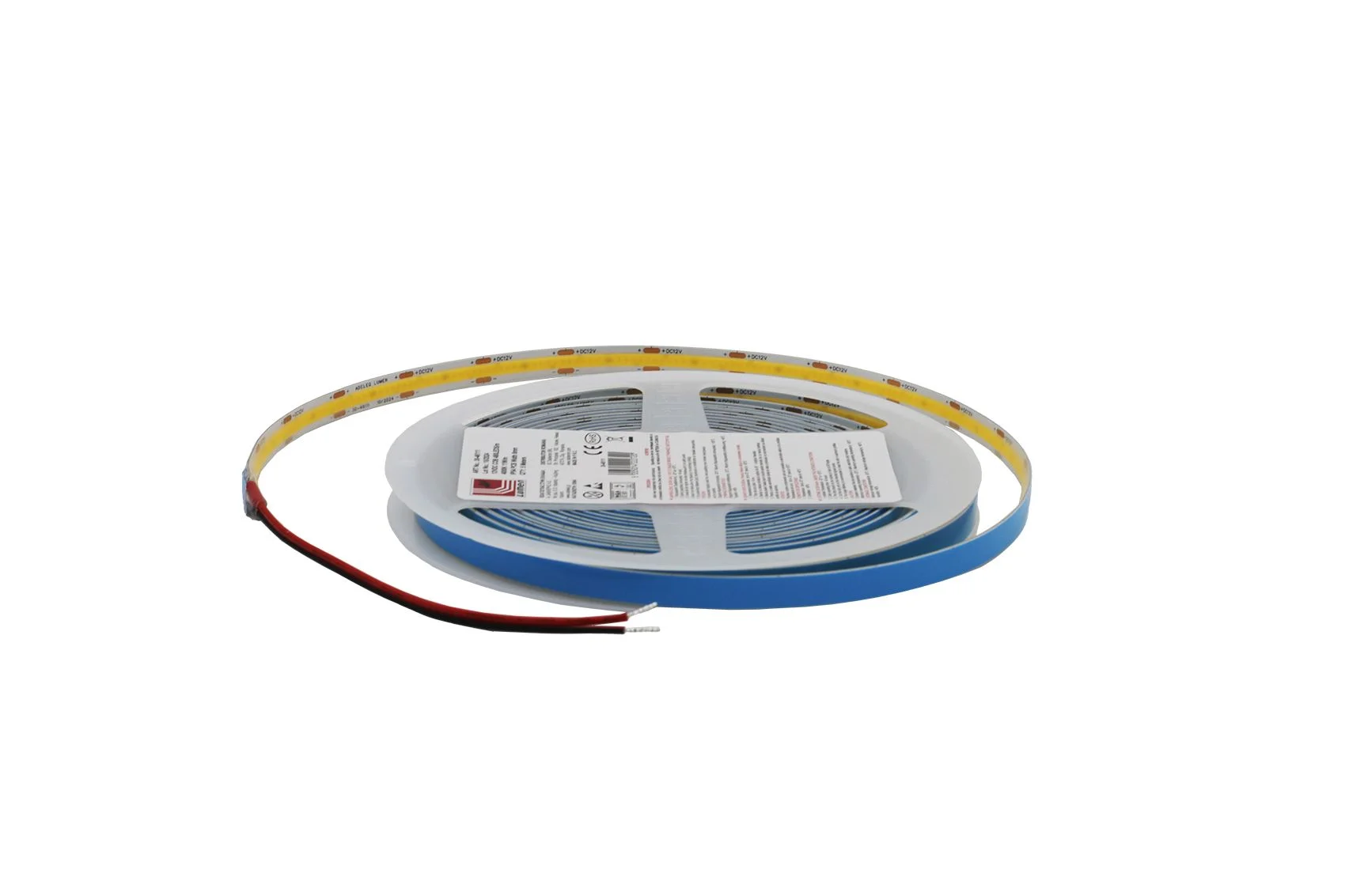 Φωτογραφία προϊόντος: ΤΑΙΝΙΑ COB LED 5m 12VDC 8W/m 320LED/m ΛΕΥΚΟ IP54