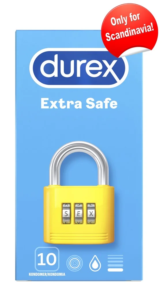 Φωτογραφία προϊόντος: Durex Προφυλακτικά Extra Safe 10 τμχ