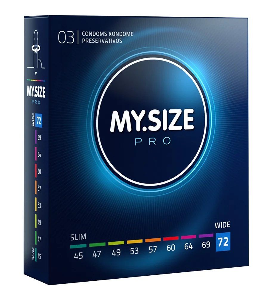 Φωτογραφία προϊόντος: My.Size Pro My Size Προφυλακτικά Pro 72mm Μεγάλα 3 Pack