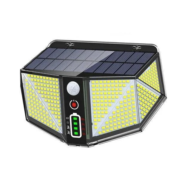 Φωτογραφία προϊόντος: OEM 410 LED Super Bright ηλιακό φωτιστικό εξωτερικού χώρου 3000mAh Gotobe