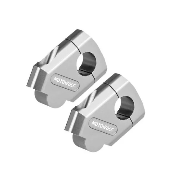 Φωτογραφία προϊόντος: OEM Motowolf 3517MDL Αποστάτες Τιμονιού 22mm Ασημί 38657417