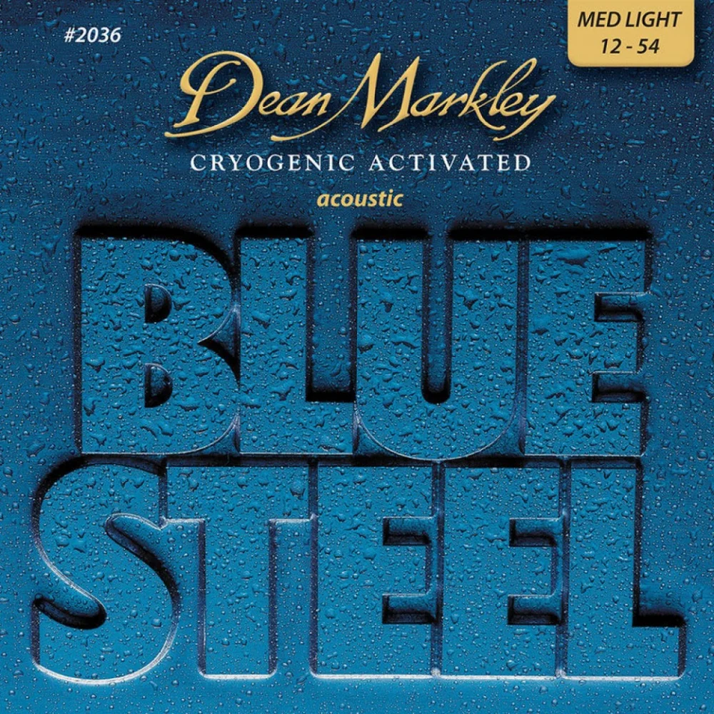 Φωτογραφία προϊόντος: PYRAMID DEAN MARKLEY BLUE STEEL DM2036 MED LIGHT 12-54