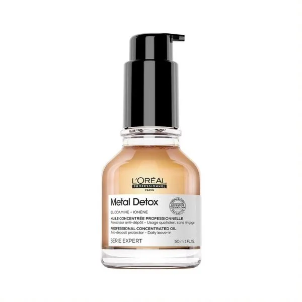 Φωτογραφία προϊόντος: L’Oréal Professionnel Serie Expert Metal Detox Συμπυκνωμένο Λάδι Αποτοξίνωσης για Βαμμένα Μαλλιά 50ml