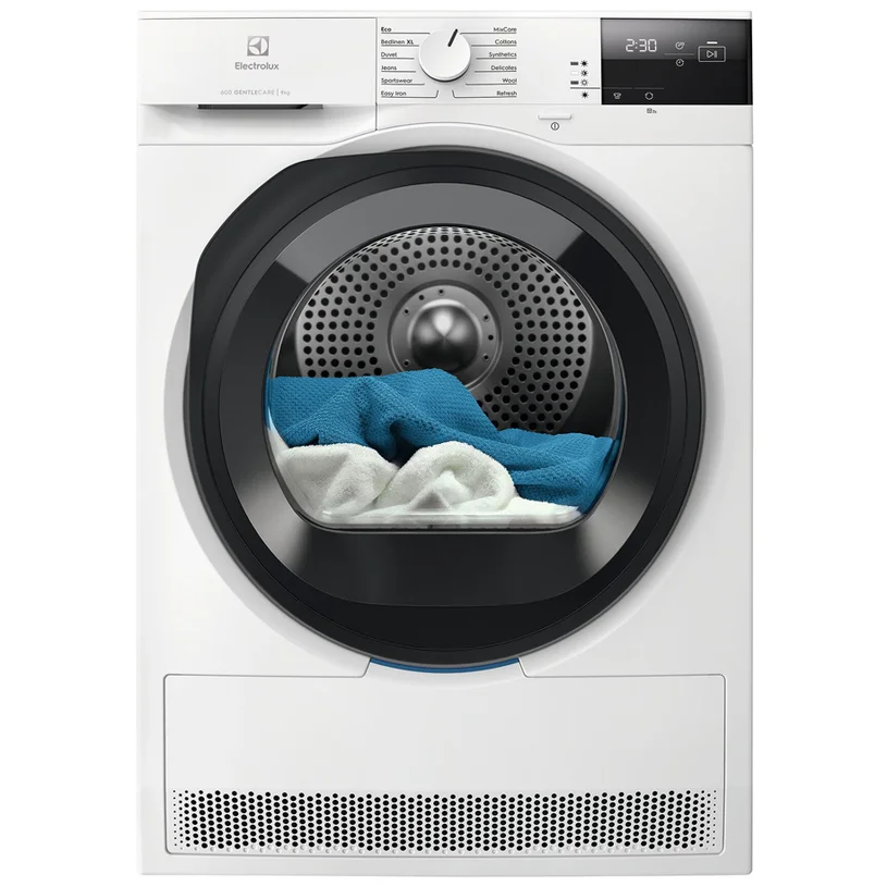 Φωτογραφία προϊόντος: Στεγνωτήριο Electrolux EW6D295GE 9kg A+++ με Αντλία Θερμότητας Λευκό