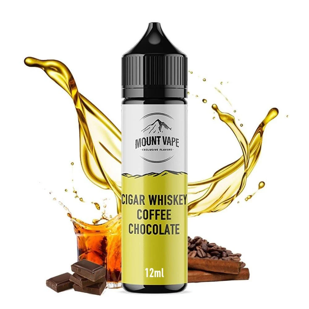 Φωτογραφία προϊόντος: OEM Mount Vape Cigar Whiskey Coffee Chocolate 12ml/60ml Flavor Shot