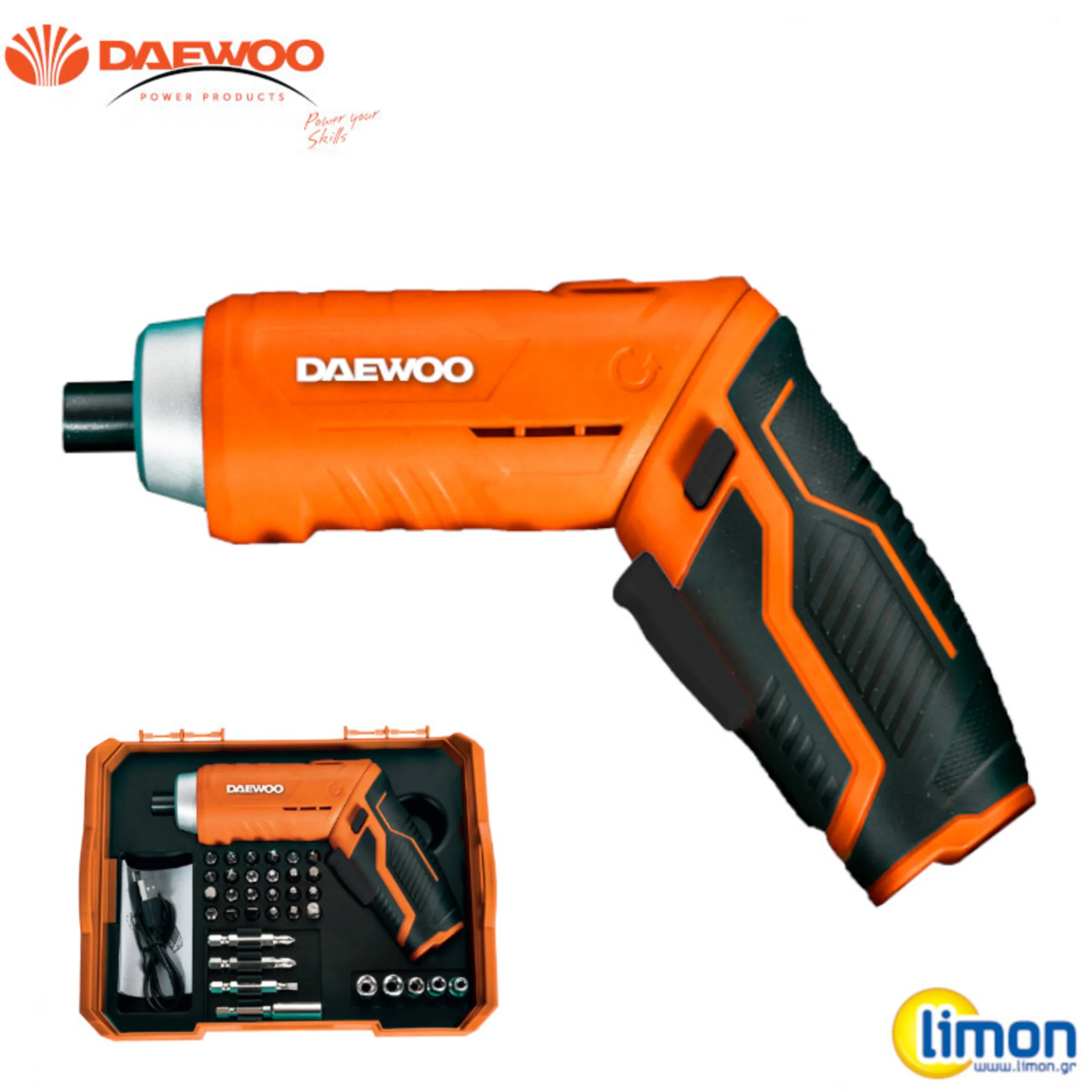 Φωτογραφία προϊόντος: Σετ κατσαβίδι Daewoo DAS 40 με Φόρτιση USB