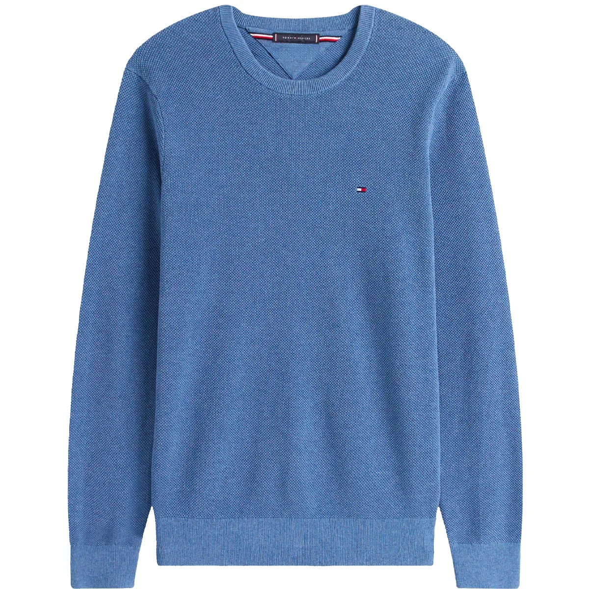 Φωτογραφία προϊόντος: TOMMY HILFIGER - ESSENTIAL STRUCTURE CREW NECK - MW0MW36347-DVC PETROL BLUE Μπλε