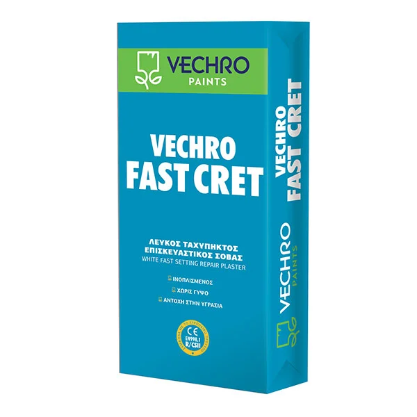 Φωτογραφία προϊόντος: Vechro Fast Cret Ινοπλισμένος ταχύπηκτος επισκευαστικός σοβάς 5kg