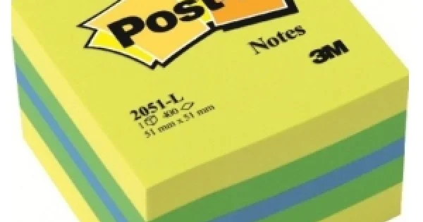 Φωτογραφία προϊόντος: 3Μ NOTES 3M 2051 ΠΟΛΥΧΡΩΜΑ ΚΥΒΟΣ 51Χ51εκ.