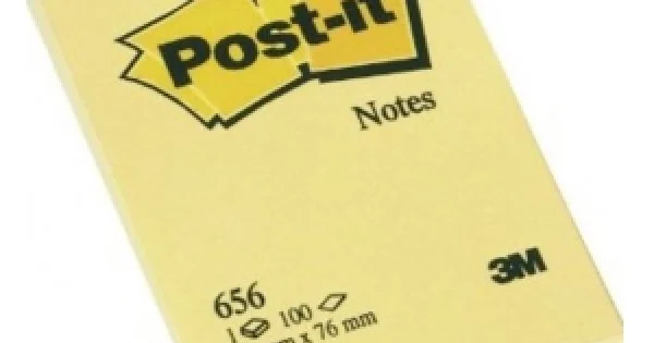 Φωτογραφία προϊόντος: 3Μ NOTES 3M 656 51X76 ΚΙΤΡΙΝΑ 90Φ.