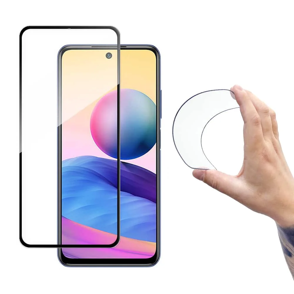 Φωτογραφία προϊόντος: Wozinsky Full Cover Flexi Nano Glass με πλαίσιο για Xiaomi Redmi Note 10 5G