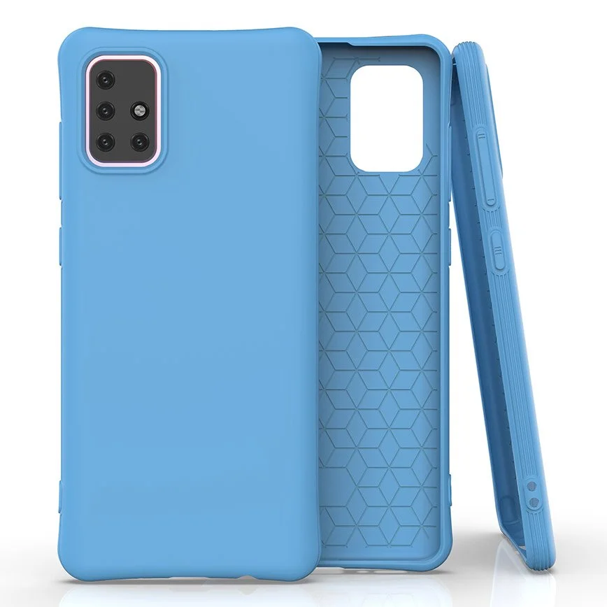 Φωτογραφία προϊόντος: OEM Soft Color Case Εύκαμπτη θήκη gel για Samsung Galaxy M31s μπλε