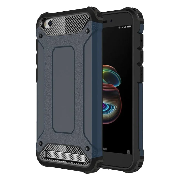 Φωτογραφία προϊόντος: OEM Hybrid Armour Case Tough Rugged Cover για Xiaomi Redmi 5A μπλε