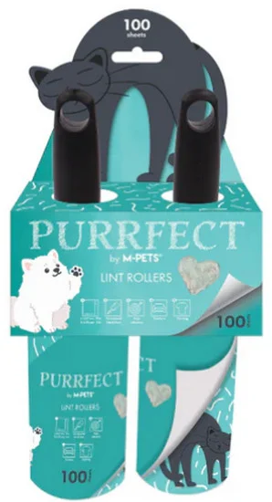 Φωτογραφία προϊόντος: M-pets Ρολά για χνούδια Purrfect Πράσινα 2x100 φύλλα M-pets (2074207)
