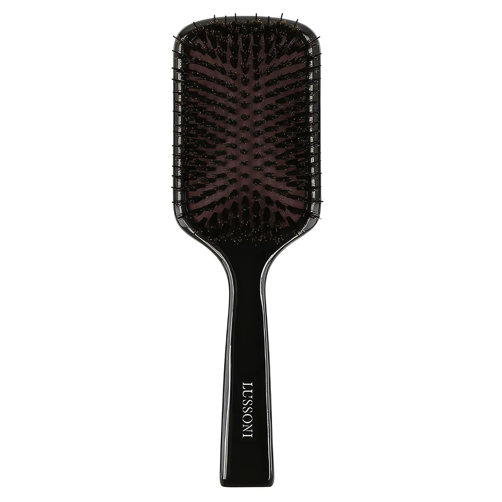 Φωτογραφία προϊόντος: Lussoni Wooden Paddle Detangling Hair Brush with Boar Bristles