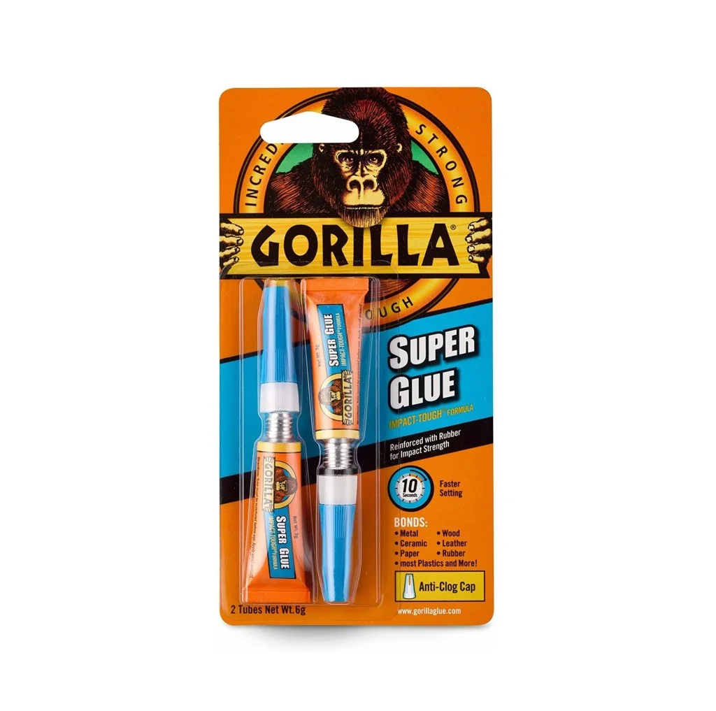 Φωτογραφία προϊόντος: Gorilla Super Glue Κυανοακρυλική Κόλλα 3g+3g Δώρο