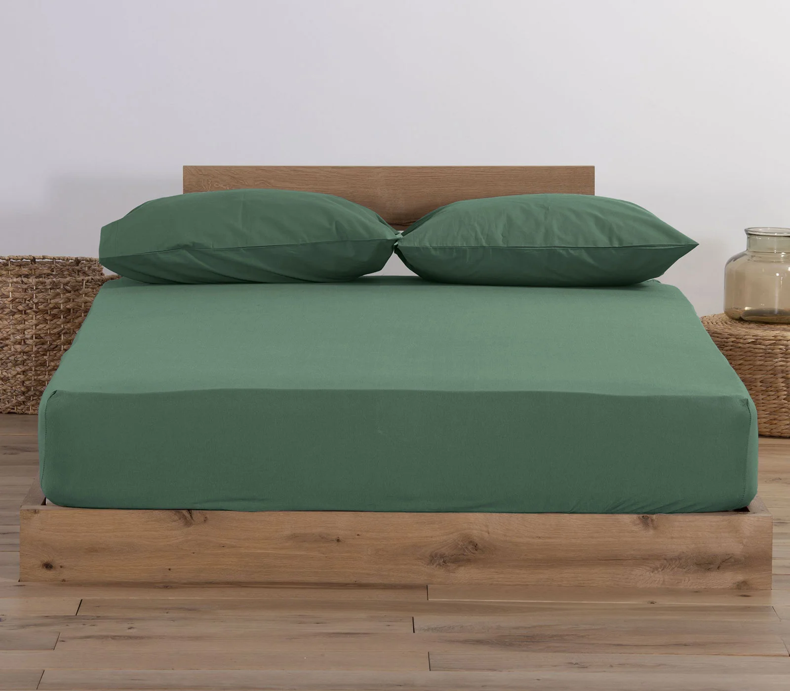 Φωτογραφία προϊόντος: NEF-NEF HOMEWARE ΣΕΝΤΟΝΙ ΒΑΜΒ. KING SIZE 180X200+30 JERSEY ΜΕ ΛΑΣΤΙΧΟ GREEN