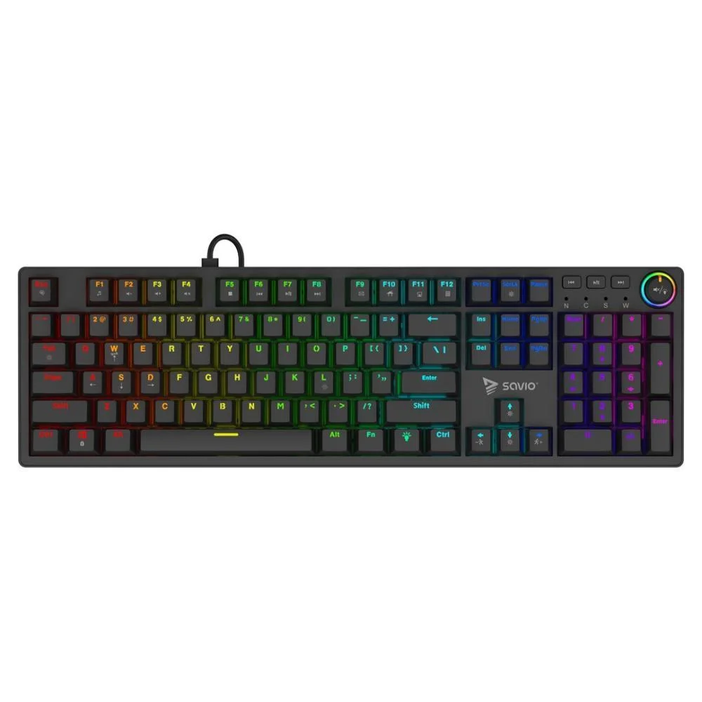 Φωτογραφία προϊόντος: Savio STYX Gaming KeyPad με Outemu Blue διακόπτες και RGB φωτισμό (Αγγλικό US) Μπλε