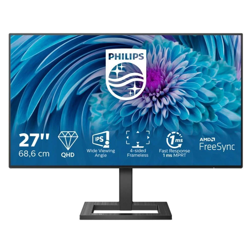 Φωτογραφία προϊόντος: Philips E Line 275E2FAE/00 computer monitor 68.6 cm (27") 2560 x 1440 pixels 4K Ultra HD LED Black