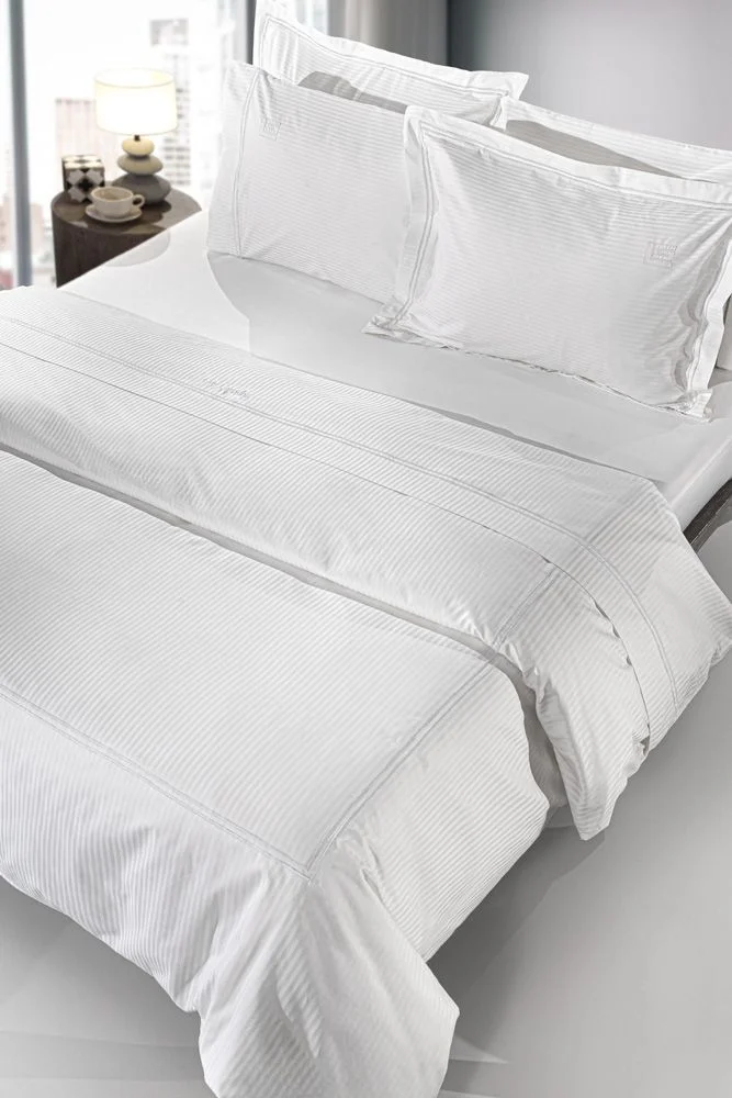 Φωτογραφία προϊόντος: Σεντόνια Σετ King-Size 250x275 Cotton-Satin Guy Laroche Nice White