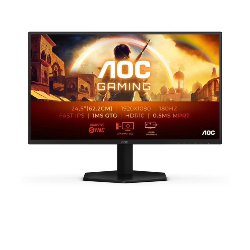 Φωτογραφία προϊόντος: AOC 25G42E IPS HDR Gaming Monitor 24.5" FHD 1920x1080 180Hz με Χρόνο Απόκρισης 1ms GTG – έως 60 δόσεις