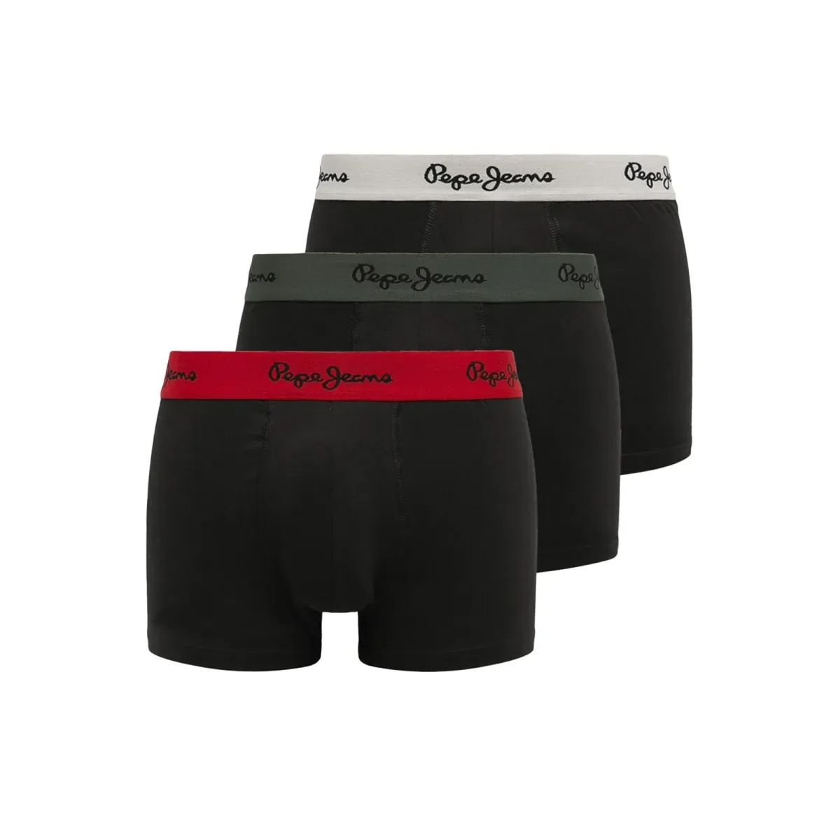Φωτογραφία προϊόντος: Pepe Jeans Ανδρικό Boxer Merlin Short Trunk - Τριπλό Πακέτο, Χρώμα Μαύρο