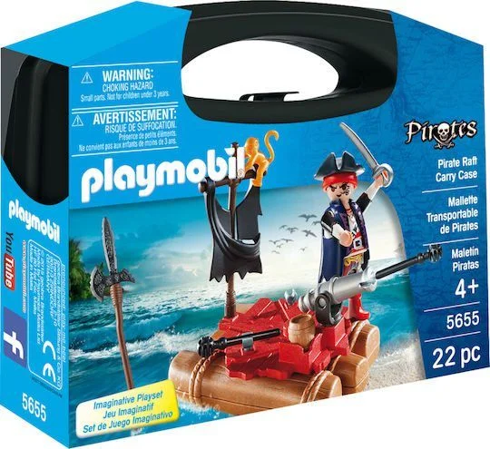 Φωτογραφία προϊόντος: Playmobil Βαλιτσάκι Pirates Πειρατής Σχεδία για 4 ετών