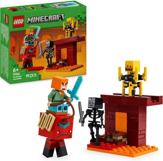 Φωτογραφία προϊόντος: Lego Minecraft The Nether Lava Battle για 6+ Ετών 99τμχ