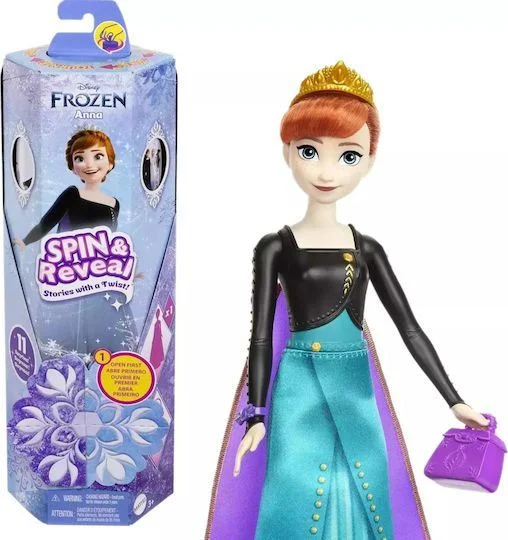 Φωτογραφία προϊόντος: Spin and Reveal Anna Κούκλα Frozen για 3+ Ετών 30εκ.