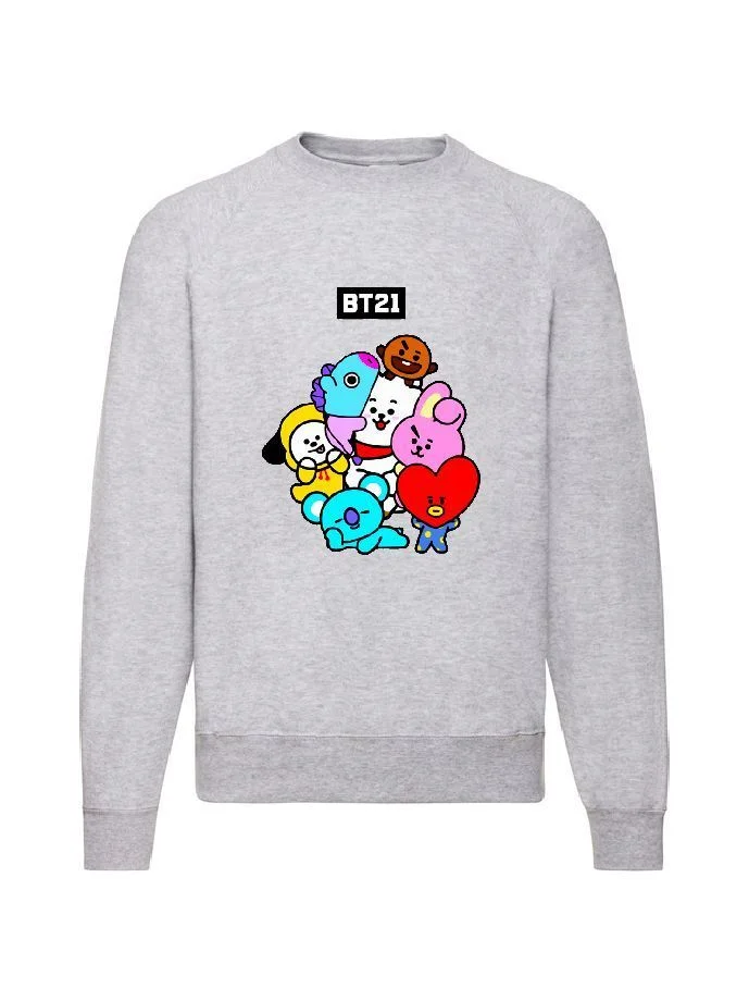 Φωτογραφία προϊόντος: Φούτερ Sweatshirt Sweater Bt21 BTS no3 Original Fruit of the loom 80% βαμβάκι