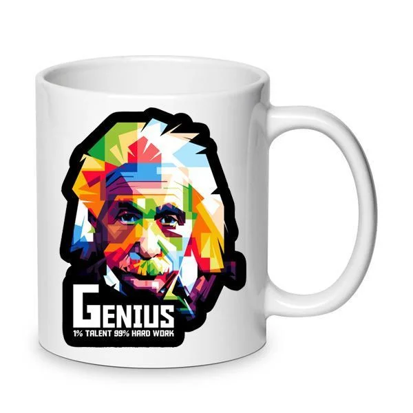 Φωτογραφία προϊόντος: Albert Einstein mug Άλμπερτ Αϊνστάιν κούπα no4 κεραμική 330ml Μπαίνει στο πλυντήριο