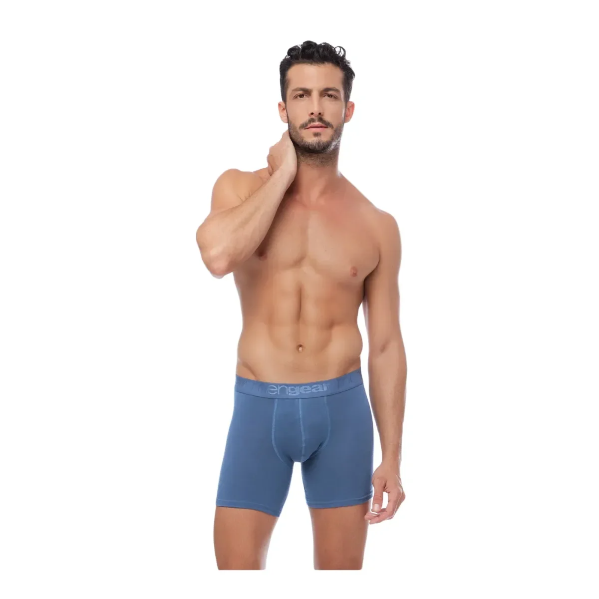 Φωτογραφία προϊόντος: Minerva Ανδρικό Boxer Long Basic - Διπλό Πακέτο, Χρώμα Μπλε Ραφ