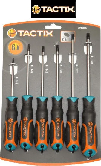 Φωτογραφία προϊόντος: OEM ΣΕΤ ΚΑΤΣΑΒΙΔΙΑ TACTIX (TORX) 6 ΤΕΜ