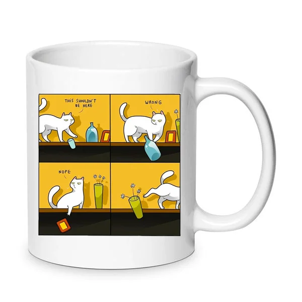 Φωτογραφία προϊόντος: Cat mug κούπα για γάτα γάτες no10 κεραμική 330ml cats