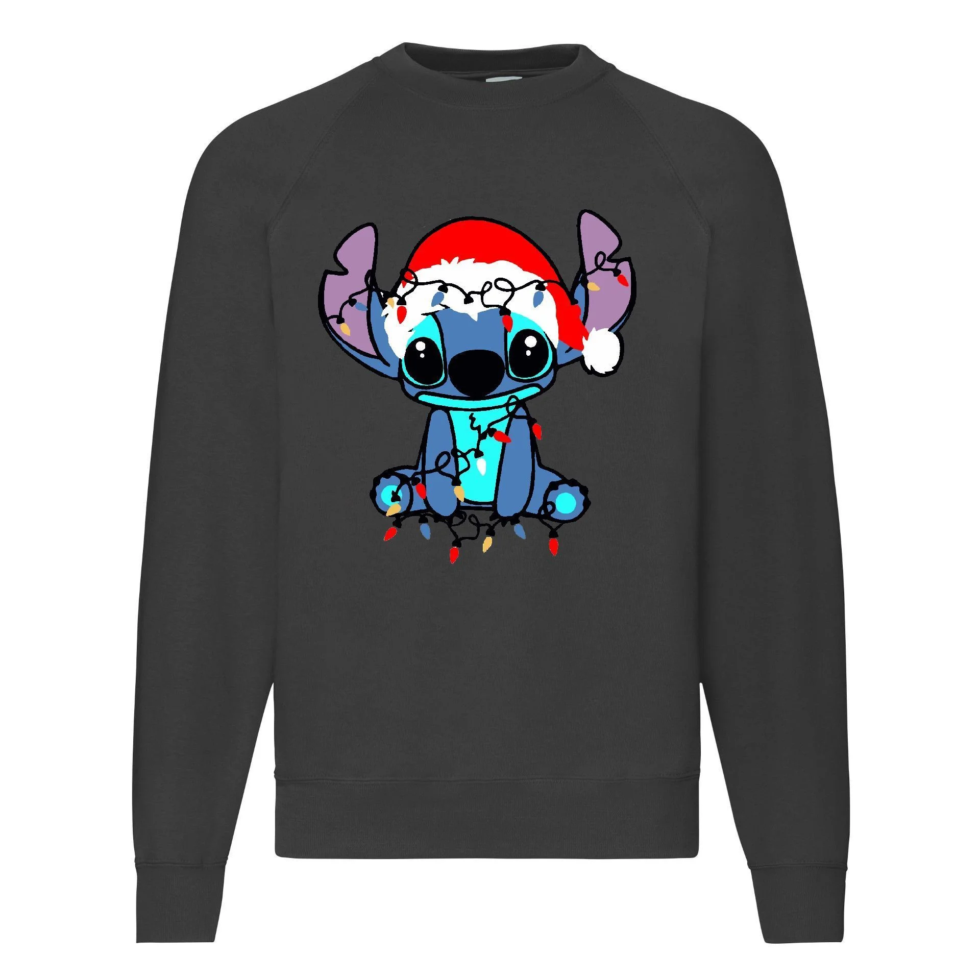 Φωτογραφία προϊόντος: Φούτερ Sweatshirt Lilo and Stitch Christmas no4 Original Fruit of the loom 80% βαμβάκι