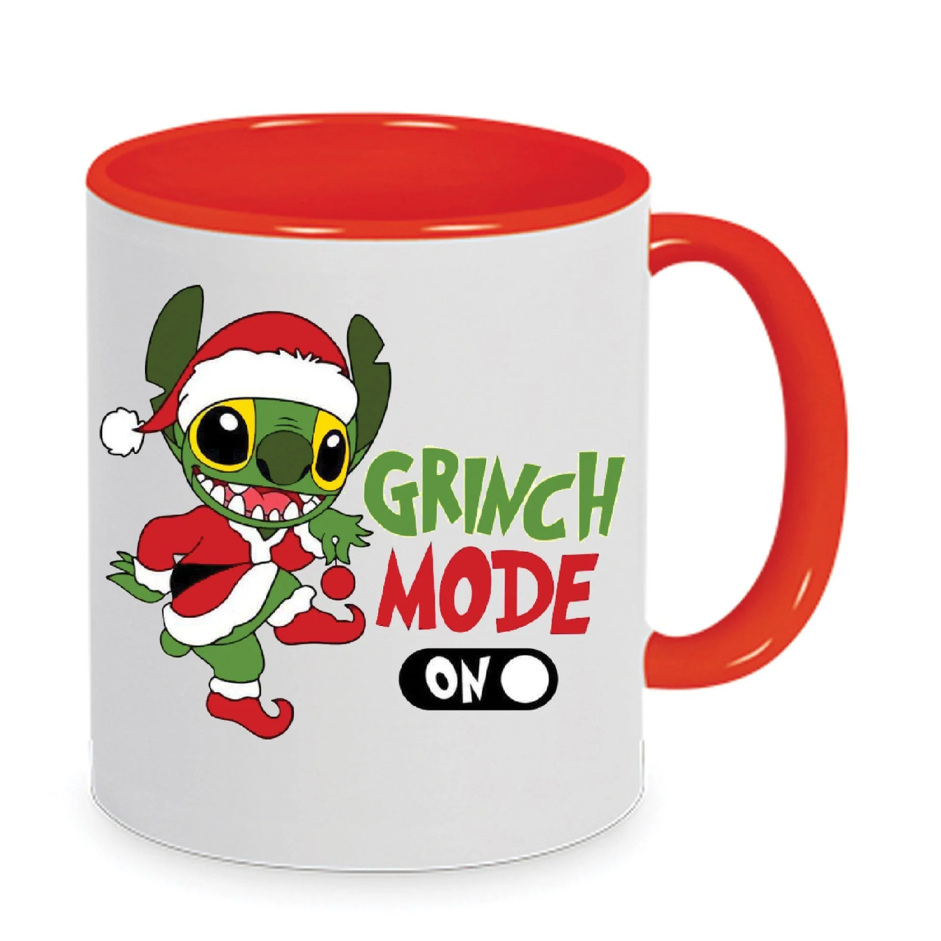Φωτογραφία προϊόντος: Lilo and Stitch Grinch christmas mug χριστουγεννιάτικη κούπα no102 κεραμική 330ml funny