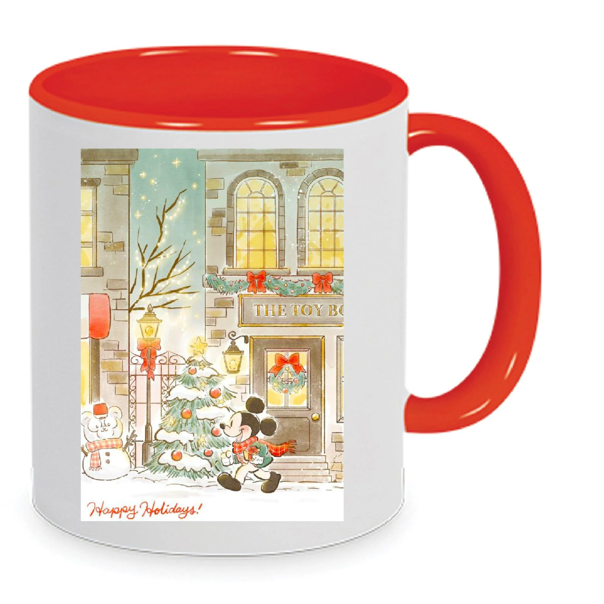 Φωτογραφία προϊόντος: Mickey Mouse Christmas mug Χριστουγεννιάτικη κούπα no118 κεραμική 330ml