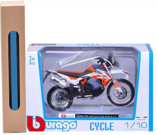Φωτογραφία προϊόντος: Bburago Μοτοσυκλέτα KTM 990 Supermoto R για 3+ Ετών 1:18 και δώρο λαμπάδα