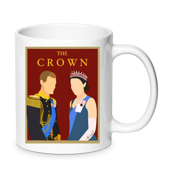 Φωτογραφία προϊόντος: The crown mug Το στέμμα κούπα no3 κεραμική 330ml