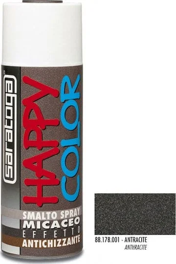 Φωτογραφία προϊόντος: OEM ΣΠΡΕΙ ΒΑΦΗΣ MICA 01 ANTRACITE 400ML HAPPY