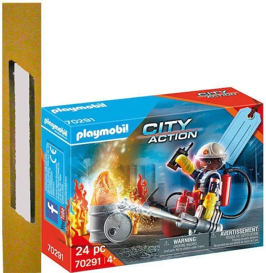 Φωτογραφία προϊόντος: Playmobil City Action: Fire Brigade πυροσβέστης νερού Και Δώρο Λαμπάδα