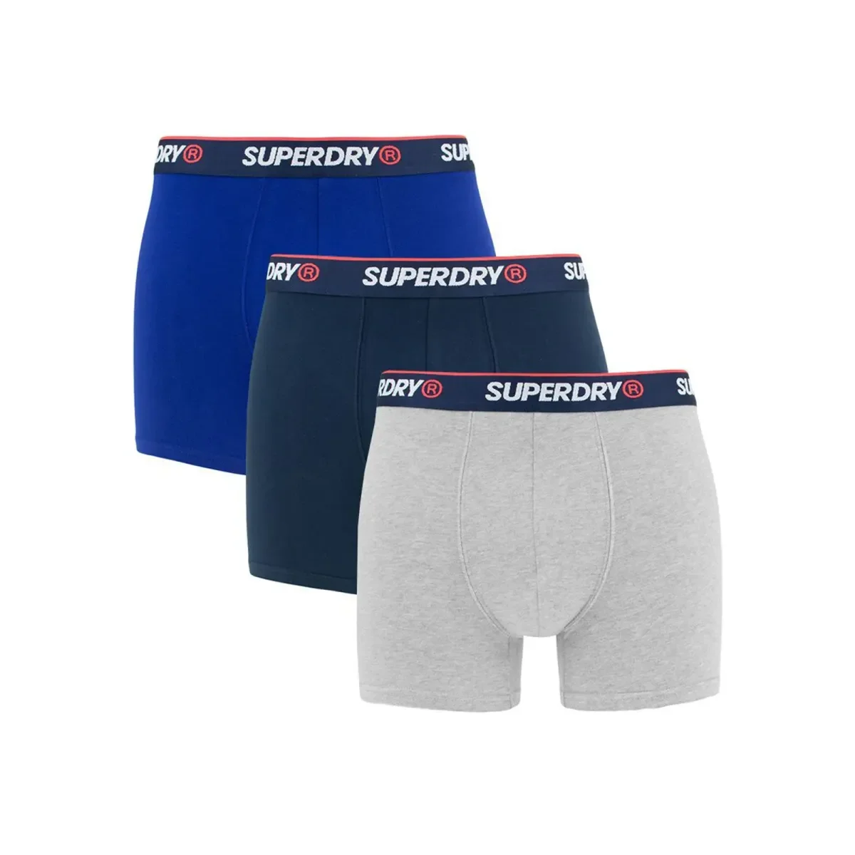 Φωτογραφία προϊόντος: Superdry Ανδρικό Boxer D1 Classic - Τριπλό Πακέτο, Χρώμα Σκ.Μπλε-Λευκό-Μπλε