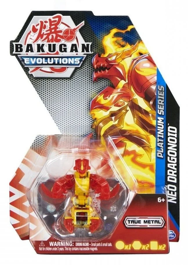 Φωτογραφία προϊόντος: Spin Master Bakugan Evolutions: Neo Dragonoid Platinum Series (20136016) Κόκκινο