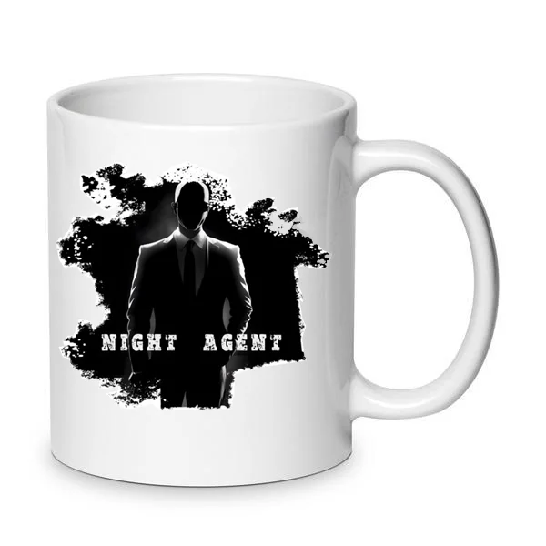 Φωτογραφία προϊόντος: Κούπα The night agent mug Λευκή κεραμική 330ml no2