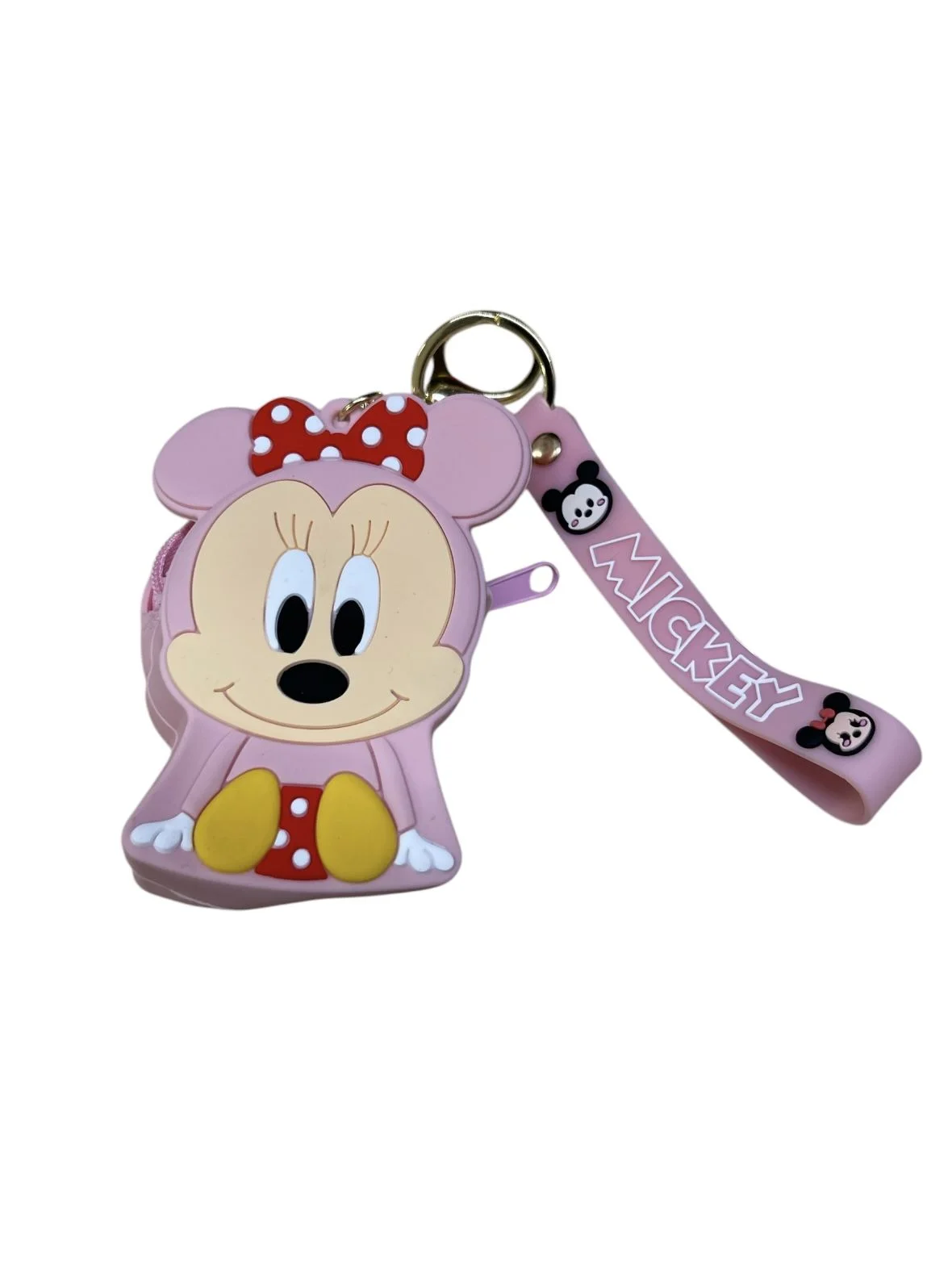 Φωτογραφία προϊόντος: Παιδικό PVC πορτοφόλι Minnie Baby ροζ με φερμουάρ 7εκ.