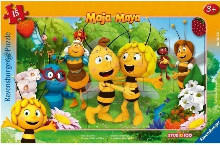 Φωτογραφία προϊόντος: Ravensburger Παζλ Καρτέλα Μάγια Η Μέλισσα 15 τμχ (06121)