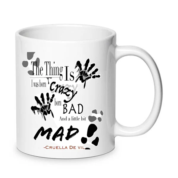 Φωτογραφία προϊόντος: Cruella de vil mug κρουέλα ντε βιλ no2 κούπα κεραμική 330ml