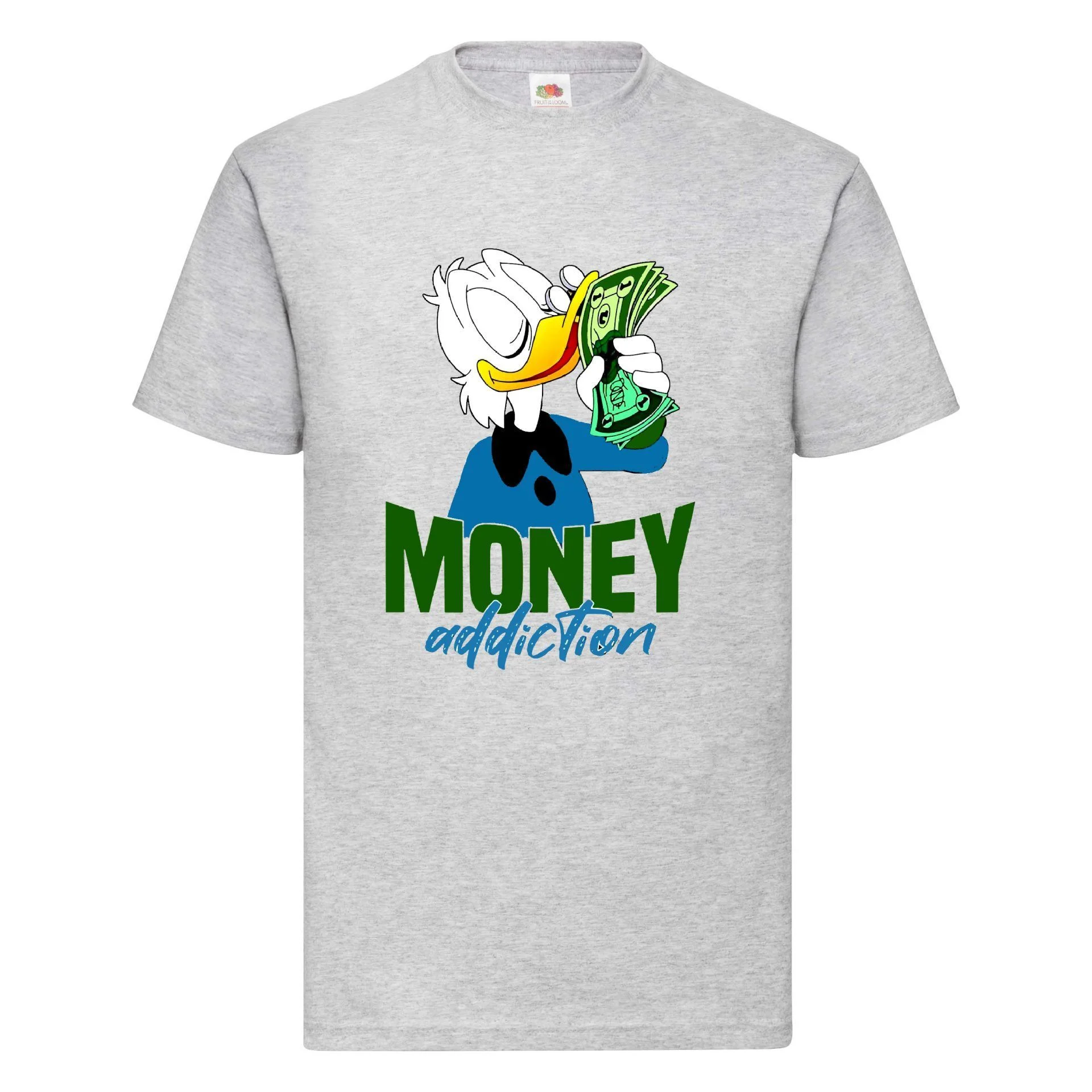 Φωτογραφία προϊόντος: Μπλούζα Tshirt Scrooge Mc Duck no1 Original Fruit of the loom 100% βαμβάκι Money addiction