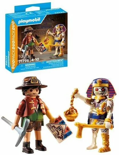 Φωτογραφία προϊόντος: Playmobil Duo Pack Κυνηγός Θησαυρού +#038; Μούμια για 4-10 ετών