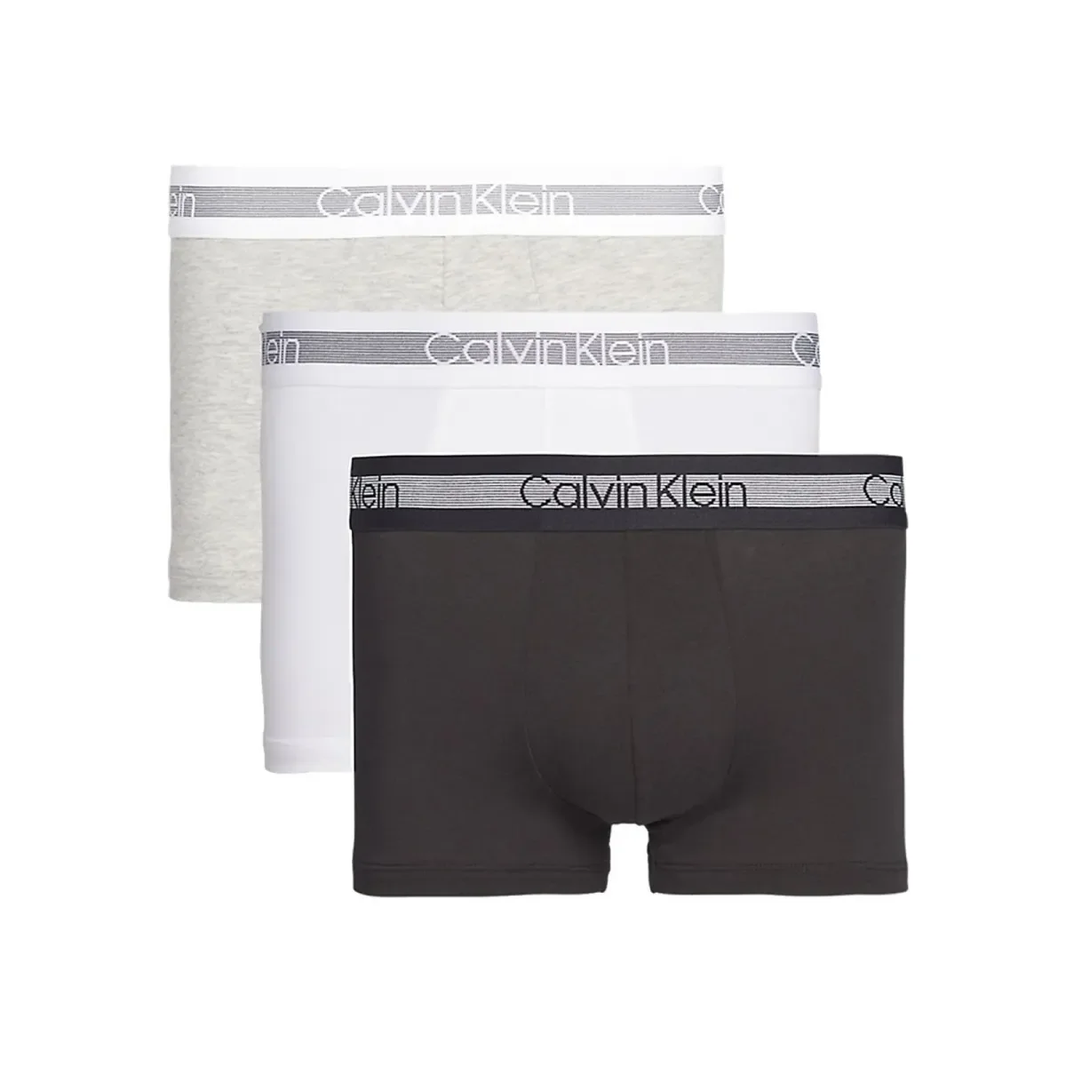 Φωτογραφία προϊόντος: Calvin Klein Ανδρικό Boxer Cooling Trunk - Τριπλό Πακέτο, Χρώμα Μαύρο/Λευκό/Γκρι Heather